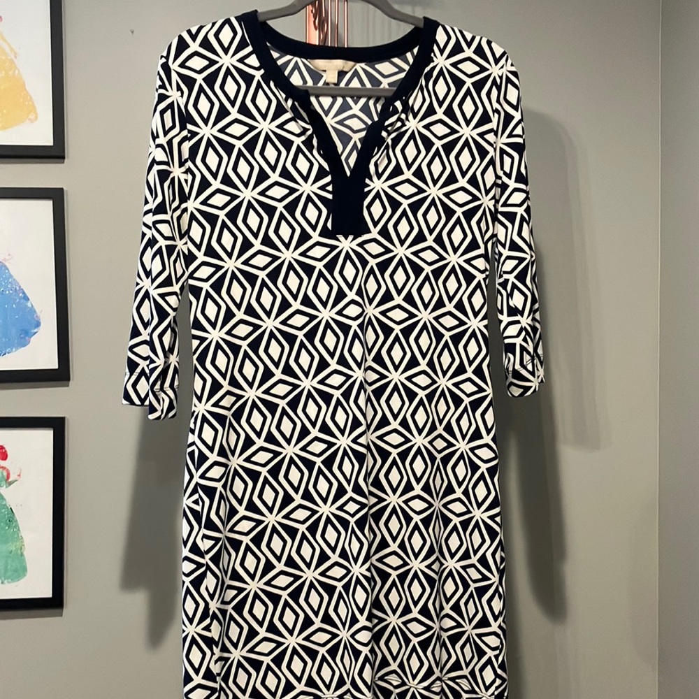 Banana Republic Mod-inspired Geometric Dress